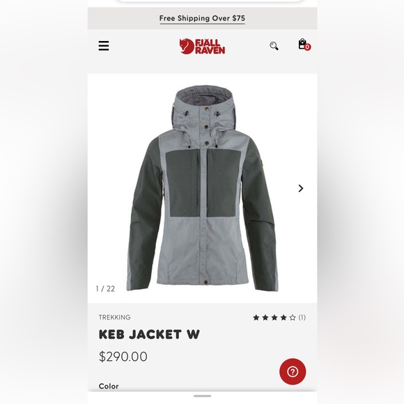 EUC Fjallraven Keb Jacket - W’s Large (tan/olive green) - Picture 1 of 13